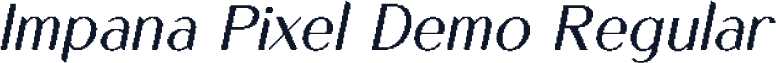 Impana Pixel Demo Regular