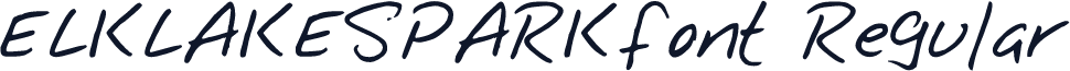 ELKLAKESPARKfont Regular