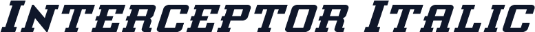 Interceptor Italic