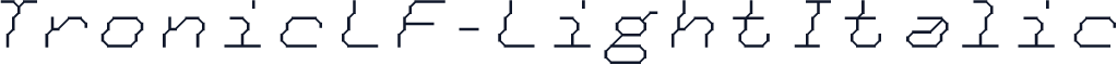 TronicLF-LightItalic