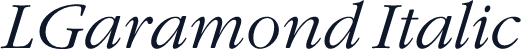 LGaramond Italic