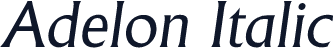 Adelon Italic