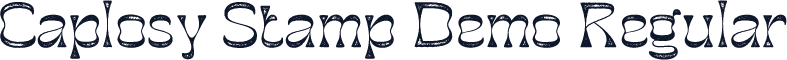 Caplosy Stamp Demo Regular