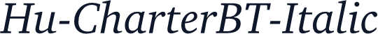 Hu-CharterBT-Italic