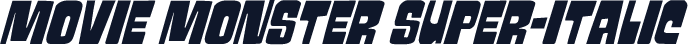 Movie Monster Super-Italic