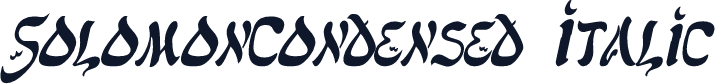SolomonCondensed Italic