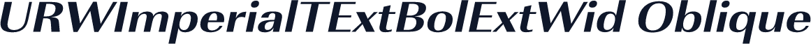 URWImperialTExtBolExtWid Oblique
