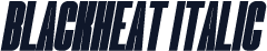 Blackheat Italic