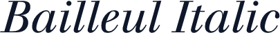 Bailleul Italic