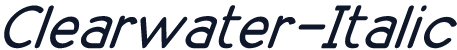 Clearwater-Italic
