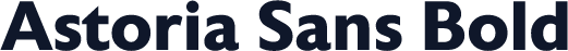 ☞Astoria Sans Bold
