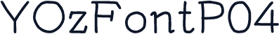 YOzFontP04