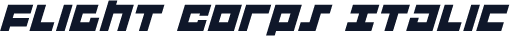 Flight Corps Italic
