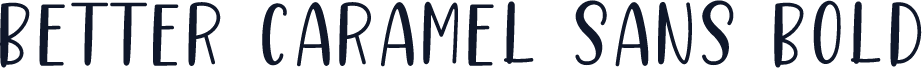 Better Caramel Sans Bold
