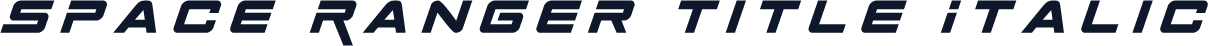 Space Ranger Title Italic