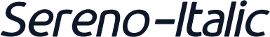 Sereno-Italic
