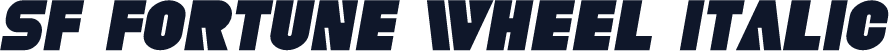 SF Fortune Wheel Italic
