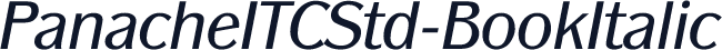 PanacheITCStd-BookItalic