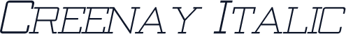 Creenay Italic