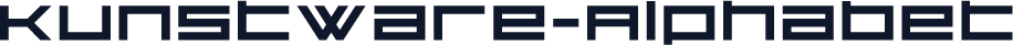 Kunstware-Alphabet