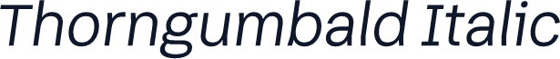 Thorngumbald Italic