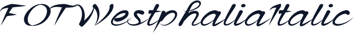 FOTWestphaliaItalic