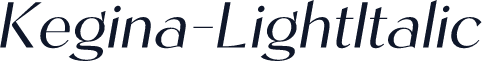 Kegina-LightItalic