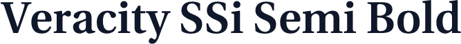 Veracity SSi Semi Bold