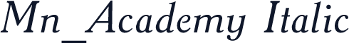 Mn_Academy Italic