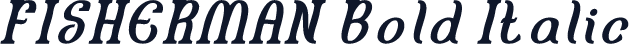 FISHERMAN Bold Italic