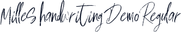 Milles handwriting Demo Regular