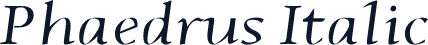 Phaedrus Italic