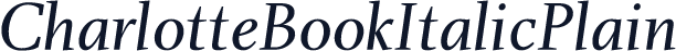CharlotteBookItalicPlain