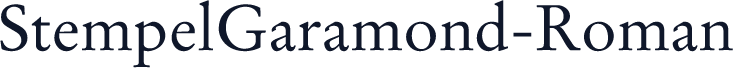 StempelGaramond-Roman