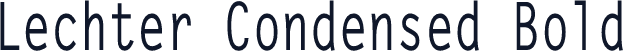 Lechter Condensed Bold