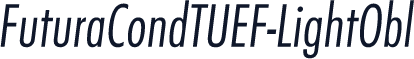 FuturaCondTUEF-LightObl