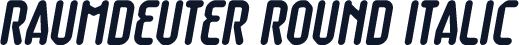 Raumdeuter Round Italic