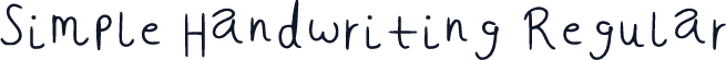 Simple Handwriting Regular