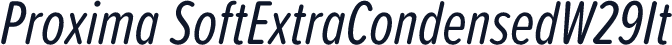 Proxima SoftExtraCondensedW29It