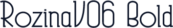 RozinaV06 Bold