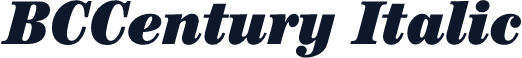 BCCentury Italic