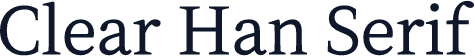 Clear Han Serif