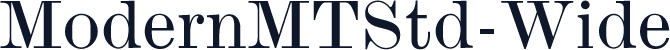 ModernMTStd-Wide
