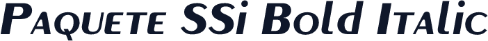Paquete SSi Bold Italic