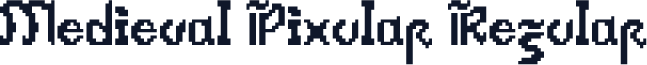 Medieval Pixular Regular