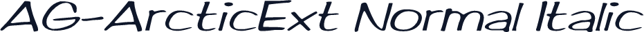 AG-ArcticExt Normal Italic