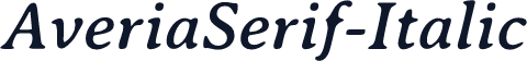 AveriaSerif-Italic