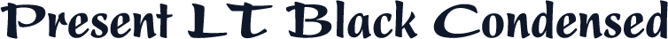 Present LT Black Condensed