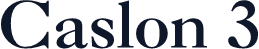 Caslon 3