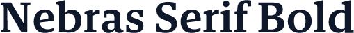 Nebras Serif Bold